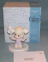 Precious Moments God Made Heaven And Earth Figurine 730018 Genesis 1:1 With Box - $24.95