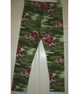 Wonder Nation Girls Tough Cotton Leggings Size Medium 7-8 Green Camo W R... - $185.12 MXN