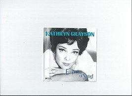 Empress Of Song [Audio CD] Kathryn Grayson - £5.65 GBP