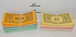 1973 Parker Brothers Monopoly Board Game Replacement Set of Play Money ONLY - $9.65