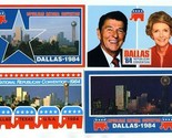 1984 National Republican Convention Postcards Nancy &amp; Ronald Reagan Dall... - £13.97 GBP