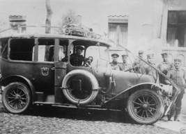German army automobile equipped with a wire cutter 1914 World War I 8x10... - $8.81