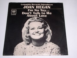 Joan Regan I&#39;m No Toy Don&#39;t Talk To Me 45 RPM Picture Sleeve Columbia Promo - £79.00 GBP
