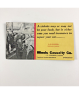 1920S bad Car Accident Illinois Casualty Company Versailles Missouri ink... - £11.09 GBP
