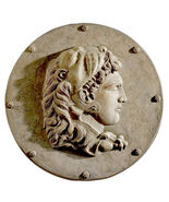 Alexander the Great wall relief plaque Sculpture Replica Reproduction - $692.01