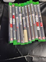 Lot Of 10 X Box One Sports Games (Madden, NBA2K) Complete In Working Condition - £6.22 GBP