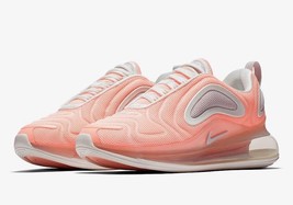 Women&#39;s Nike Air Max 720 Running Shoes, AR9293 603 Size 7 Bleached Coral/Sum Wht - £157.49 GBP