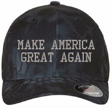 Donald Trump Hat Make America Great Again 6277 Kryptek Flex Fit Hat S/M or L/XL - £21.50 GBP