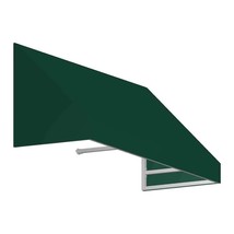 Awntech CN33-US-4F 4.38 ft. New Yorker Window &amp; Entry Awning, Forest Gre... - £527.86 GBP