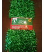 Christmas house Garland 50 feet Green-Brand New-SHIPS SAME BUSINESS DAY - €11,44 EUR