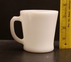 Vintage Anchor Hocking Fire King White Coffee Mug USA - £5.52 GBP