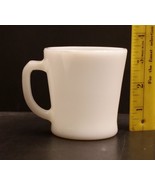 Vintage Anchor Hocking Fire King White Coffee Mug USA - £5.49 GBP