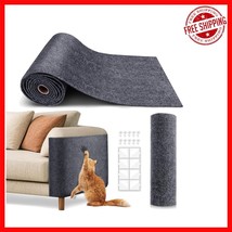 Multi-Purpose Cat Scratch Mat - 78.7&quot;x15.8&quot; in Dark Gray, Eco-Friendly - $715.68 MXN