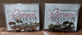 Renea Boutiques Miniature Spoon Crafting Charms Accessories 2 pks 12 pcs 2.5&#39;&#39; - £13.10 GBP