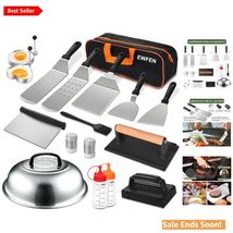 18PCS Stainless Steel Griddle Accessories Set for Outdoor BBQ Blackstone... - $49.45