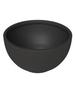LeisureMod Grove Mid-Century Modern Fiberstone and Clay Planter - Round ... - $831.67 MXN