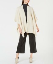 MSRP $598 Calvin Klein Cashmere Textured Sweater Cape Size L/XL - £116.40 GBP