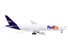 Boeing 777F Fedex White with Purple Tail  1/400 Diecast Model Airplane  - $90.29