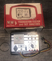 Vtg Working  Semitron Transistor Tester And Set Analyzer In  Original Box 1000A - $147.00