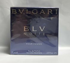 Bvlgari Blv Notte Pour Femme Perfume 2.5 Oz/75 ml Eau De Parfum Spray/New  image 2