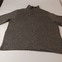 Haggar in Motion Men's 1/4 Zip Long Sleeve Pullover Gray Sweatshirt Size 2X image 6