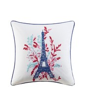 Jla Home Eiffel Tower 20 x 20 Inches Decorative Pillow,Eiffel Tower,20 X 20 - £31.64 GBP