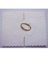 Vintage Embossed Wedding Invitation 1959 - $2.72 CAD