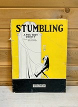 Antique Sheet Music Stumbling A Fox Trot Oddity Jazz Piano 1922 Vintage - £22.08 GBP