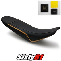 Suzuki DRZ400 Seat Cover and Gel 2000-2018 2019 2020 Black Gold Luimoto Carbon - £280.74 GBP