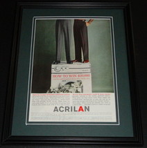 1959 Acrilan 11x14 Framed ORIGINAL Vintage Advertisement - £38.93 GBP