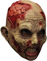 Zombie Adult Mask Chinless Undead Rotted Bloody Gory Halloween Costume T... - £47.26 GBP