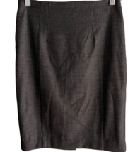Express Pencil Skirt Womens  2 Gray Slit Vent Zip Up Career Business NWT - £11.15 GBP