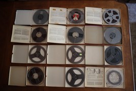 VTG Lot of 12 Reel To Reel Tapes 7&quot; Empty Reels Wrong Boxes TDK AIWA Rad... - £47.21 GBP