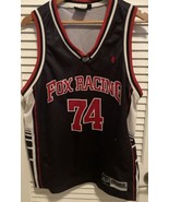 FLAW FOX VINTAGE RACING MOTO JERSEY #74 SIZE L - $54.58 CAD
