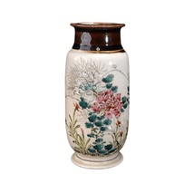 c1880 Meiji Period Japanese Satsuma Vase - £74.31 GBP