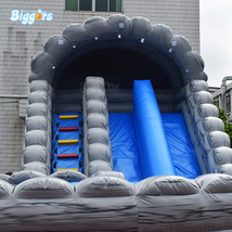 Outdoor Game PVC Commercial Inflatable Slide Dry Slide with Free Blower image 4