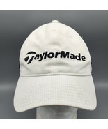 TaylorMade White Golf Hat R5 M3 Logo Adjustable Strapback Cap - $17.78 CAD