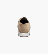 Nunn Bush Luca Suede Moc Toe Venetian Slip On Shoes Stone 85102-275 image 9
