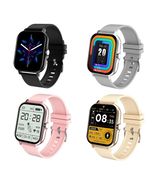 Anyco Smartwatch Silica Gel Band Fitness Heart Monitor Bluetooth Calls  ... - $44.50