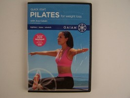 GAIAM Pilates Quick Start For Weight Loss DVD &amp; CD - $14.84