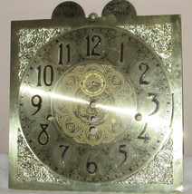 Grandfather Clock Dial Hermle  Lower panel only w / moons NEW Brass Trend - £87.36 GBP