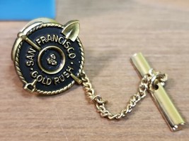 San Francisco Gold Rush Pickax and Shovel Vintage Tie Tac Pin in Origina... - £19.73 GBP