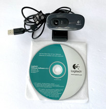 Logitech HD Webcam C270 720p Model V-U0018 Built In Microphone USB Camer... - £15.97 GBP