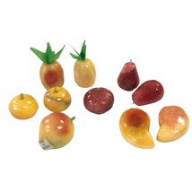 10 Vintage Alabaster Marble Stone Fruits Vegetables Mexico 1 -1.5 inches lot 6 - £39.07 GBP