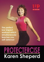Protectercise women low impact aerobics &amp; self-defense DVD Karen Sheperd - £18.04 GBP