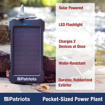 Genuine 4Patriots Power Cell USB Solar Charger New in Box-Re-Charges in Sun! - £46.35 GBP