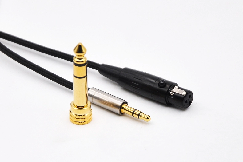 Nylon Audio Cable For AKG K267 TIESTO K712 Q701 K171 MKII MK2 headphones  			