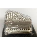 NEW Things Remembered Silver Piano Trinket Box With Rhinestone accents-s... - $54.14 CAD