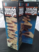 Original Vintage 1986 Jenga Game By Milton Bradley Hasbro Made In USA - £12.50 GBP