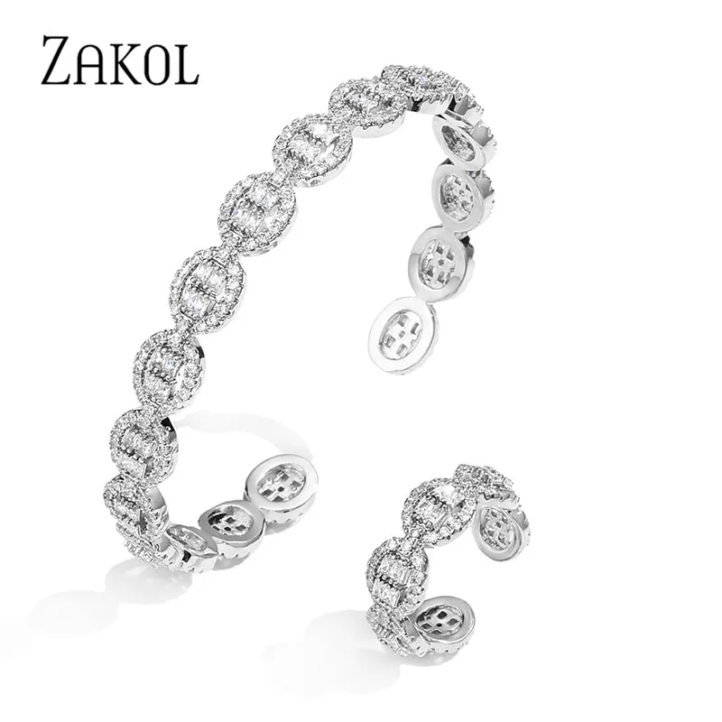 Butterfly Cubic Zirconia Romantic Bridal Jewelry Bracelet Ring Set for Women Wed - £33.76 GBP